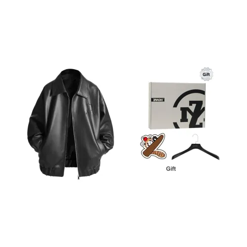 ZMOH Кожа Куртка Унисекс Парный