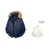 Темно-синий (в комплекте с круглым вырезом, внутренний, свитшот)