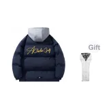 Темно-синий, синий (с серой клеткой, шляпа)