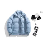 Туманно-голубой (Включает шапку-бини + шарф)