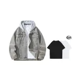 Желтый грязь с капюшоном (включает футболку)