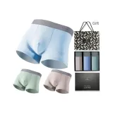 3-Пачка Коробка Включено (Оливковый Зеленый + Далекий Небесный Церулеан + Умбра) Ледяной Шелк Экстра Тонкий/7A Антибактериальный/Сумка для покупок Включено