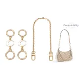 Лунно-белый удлинитель цепи *2 + декоративная цепочка 40 см