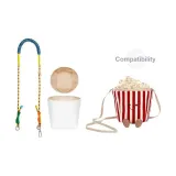 [Двухкомпонентный комплект] Плечевой ремень через плечо + Подкладка из бумаги DuPont