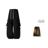 Black (В комплекте с брендом, темный кофейный, шорты)