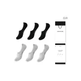 3 черных + 3 серых, 6 пар