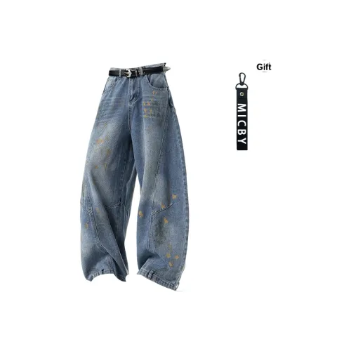 Micby Синие Унисекс Джинсы