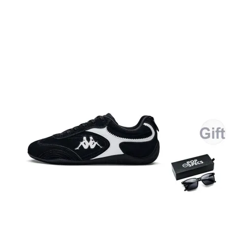 KAPPA Спина до Спины Противоскользящие Устойчивые к Износу Низкий Топ Беговые кроссовки Унисекс Черный