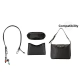 [Black Two-Piece Set] Через плечо Бусины Плечевой ремень + Подкладка из бумаги DuPont