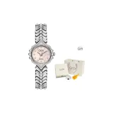 Часы с розовым циферблатом