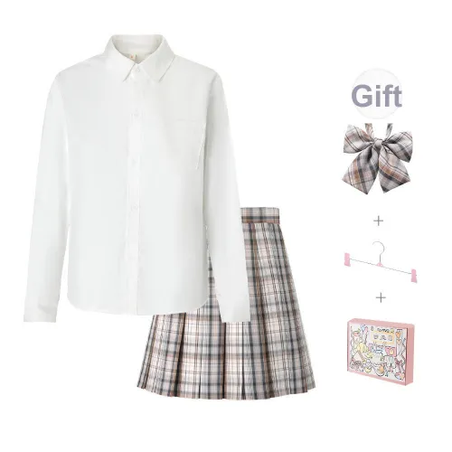 RIMUXINGHE Комплект рубашек Matching Женские Коричневый Серый