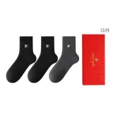 [3 шт в комплекте с коробкой] Черный *2, Темно-серый *1