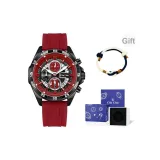 Красный ремешок, красная пластина (оригинальная коробка) + в комплекте с ожерельем