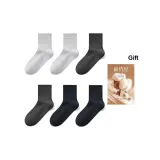 6 пар (2 светло-серых + 2 темно-серых + 2 черных)