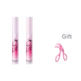 [2 шт] 01# Американский молочный кофейный (Светлый кофейный) с кистью для туши Curler