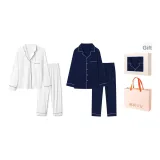 White & Dark Blue