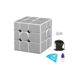 V2 Магнитный Волшебный Edition_Серебряный (Сияющий эффект макияжа) с мешком для хранения, основой, смягчителями