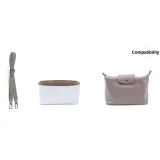 [Комплект 6] Charcoal Gray Liner + Gray 77-107 Long Strap