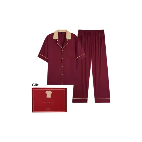 Empowering Words Пижама Подарочная Коробка Мужская Бордовая