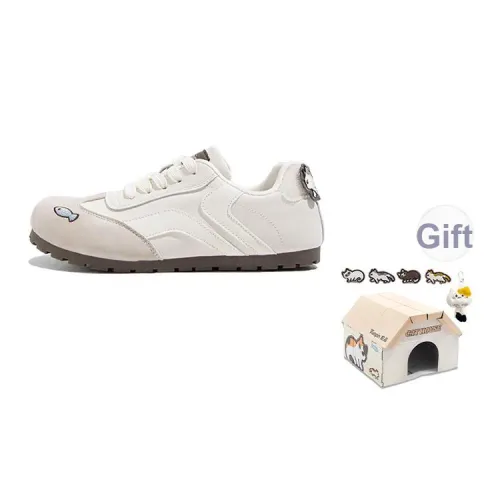 TUOPIN Pie Shoes Немецкие армейские кроссовки Низкий топ Котенок Обувь+Розыгрыш Женские