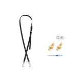 Серебряная модифицированная пряжка + черный длинный ремень