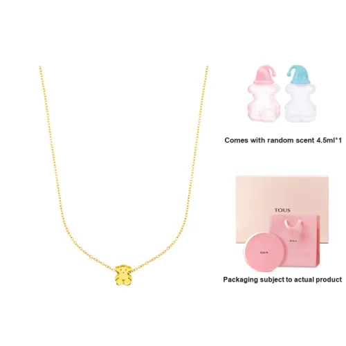 TOUS SWEET DOLLS 18K Золотое Ожерелье Женское Золотое