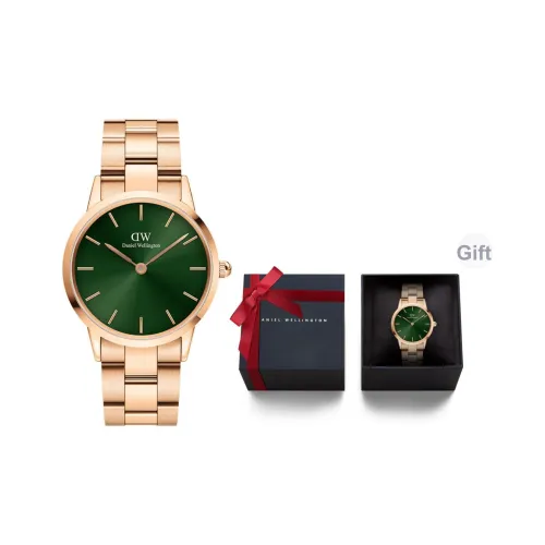 DW DanielWellington Кварцевый механизм Мужские часы DW Small Steel 36мм*36мм*9,1мм Зеленые