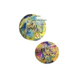 15 коробок по 150 листов песочно-золотых круглых карт