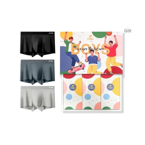 FINEI Трусы Мужские 3 Пачки Подарочный Набор Коробка
