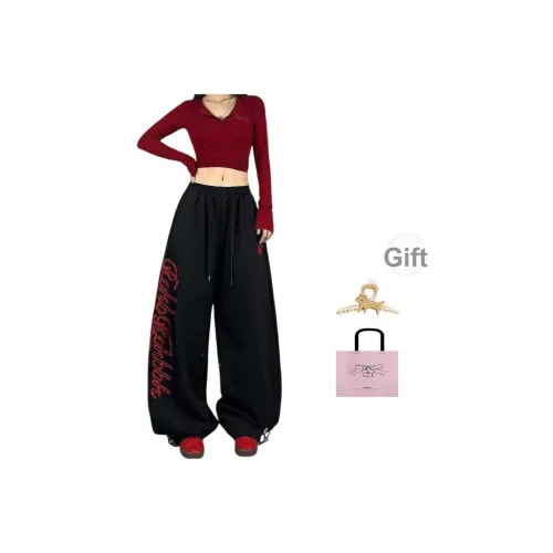 EVPGB Black Women's Casual Pants EVPGB Черные Женские Повседневные Брюки