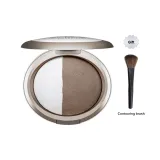 002# Высокоглянцевый Белый + насыщенный Кофе