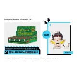 Целая коробка с Skullpanda, блестящие рождественские подвесные карточки