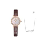 Мать-Жемчужный Розово-золотой Коричневый Ремень (Трепещущее Сердце Цепочка на ключицу)