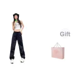 Чёрный (Увеличенная длина, сумка для покупок включена)