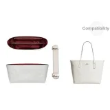 [Ледниковый белый комплект из двух частей] Бургундский отдел, молния, подкладка + плечевая подушка