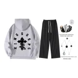 Светло-серый комплект (включает модное ожерелье + сумку через плечо)