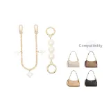 [Золотистый] Жемчужный удлинитель цепи 13 см + декоративная цепь 35 см