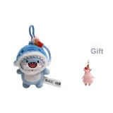 Пухлая акула-акула, синий стиль шляпы, украшение, бесплатно, розовая свинка, украшение