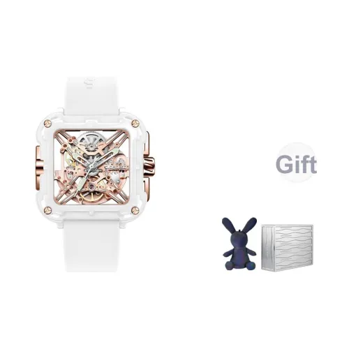 CIGA Design Koi Fish Table Ceramic Mechanism Xi Collaboration Автоматический механический механизм Силиконовый ремешок