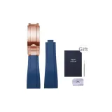 Синий + Цвет розового золота [Новый Diver Эксклюзив 21 мм]