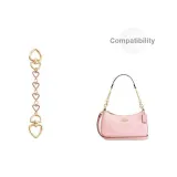 Золотистый [Розовый Ромб] Сердце Удлинительная Цепь 17,5 см