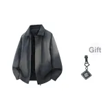 Глубокий Тень Серый (Подарок Бренд Металл Молния)