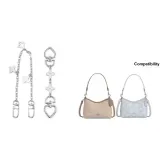 Белый четырехлистный клевер удлинитель цепи + четырехлистный клевер декоративная цепь