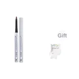 Z225 Блестящий Розовый Долговечный Кисть для Подводки Eyeliner Карандаш [03 Брауни] 1 шт [Включает Портативные Хлопковые Пады]