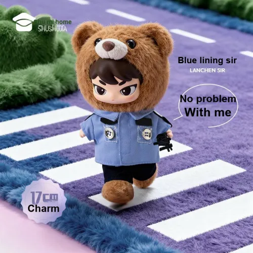 Шу Семья Модный Yesir Guard Squad Украшение Плюшевый Подвеска 17 см Длина Тела
