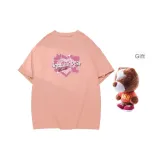 Розовый (В комплекте с оригинальным дизайном, молния, медведь)