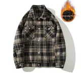 Чёрный в клетку [утеплённый, улучшенный]