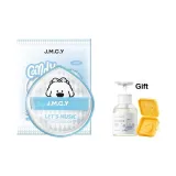 Хлопок Конфетный Мягкий и Милый Розовый Пуш - Синий [1-Пачка] + Бесплатно Розовый Пуш Очиститель 255 мл + Встроенная Коробка