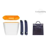 [Двухкомпонентный комплект] Бумага DuPont Лайнер + Темно-синие Плечевые подушки 2 шт (Снижение стресса, встроенная память)