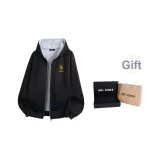 Черный (Желтый, двойной, поло, мячи) с двойной подарочной коробкой